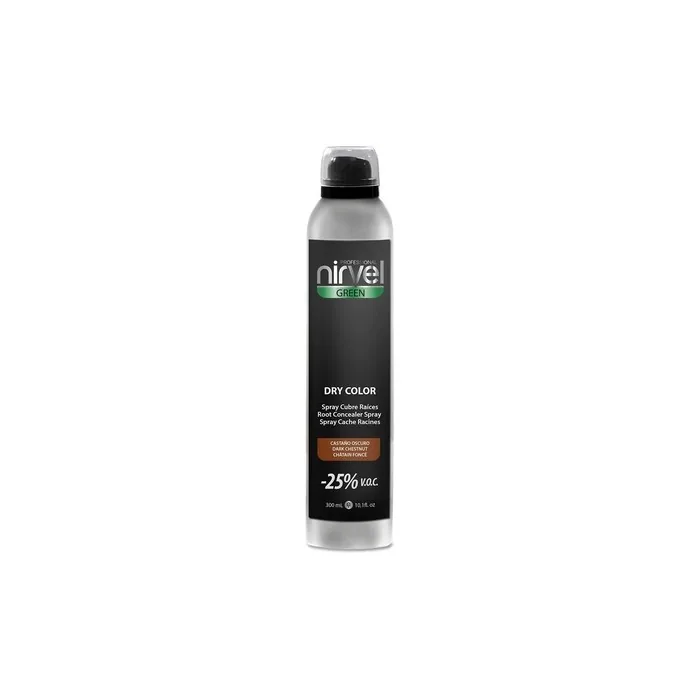 Nirvel Green Dry Color Spray Dark Brown 300ml