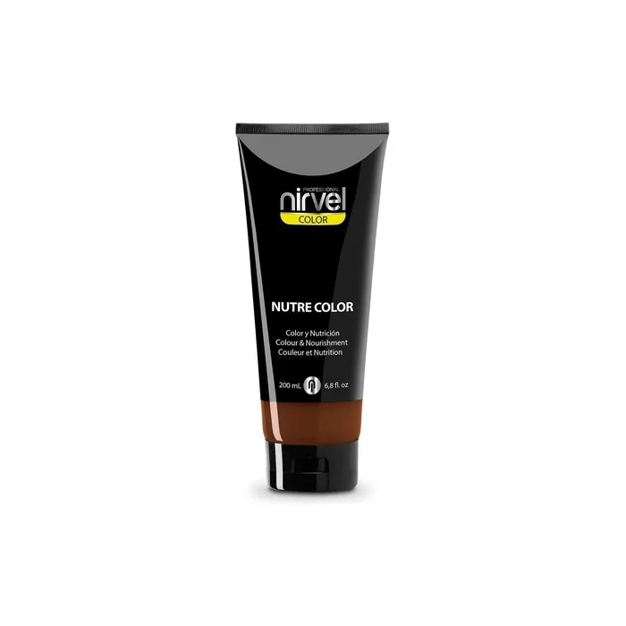 Nirvel NUTRE COLOR Brown 200ml Temporary Staining Professional Mask Intense Nutrition and Brightness
