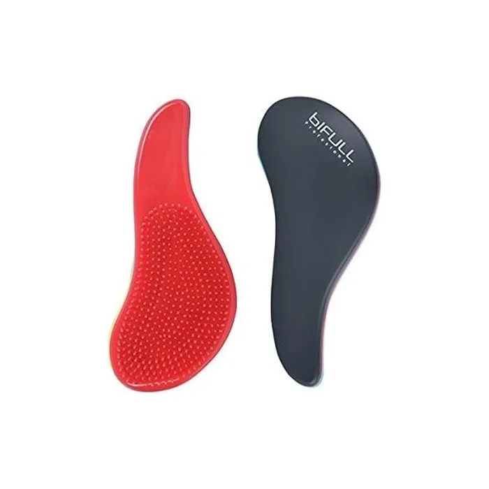 Bifull Detangling Brush Black With Rubberized Touch