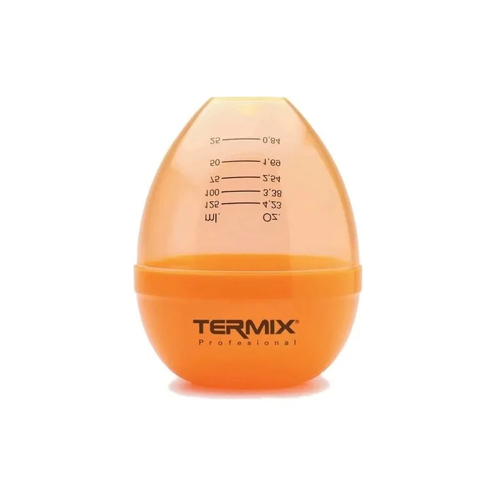 Termix Professional Hairdressing Shaker for Dye Ideal Professional Accessory for Coloring, Dyes and Highlights Orange Color