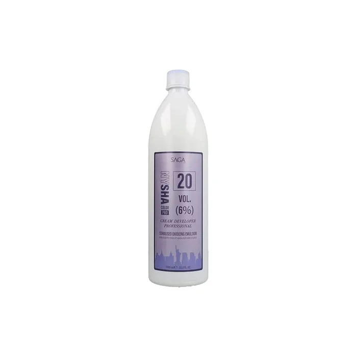 Saga Nysha Hair Oxidant Color Pro 6% 20 Vol 1000ml
