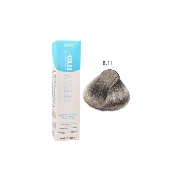 Saga Nysha Color Premium Hair Color 8.11 100ml