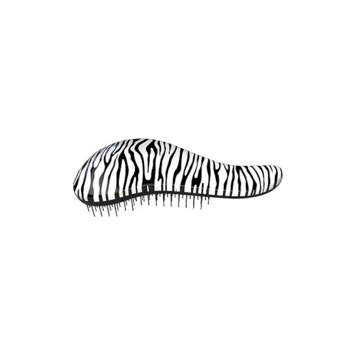 Dtangler Hair Brush With Zebra White Handle
