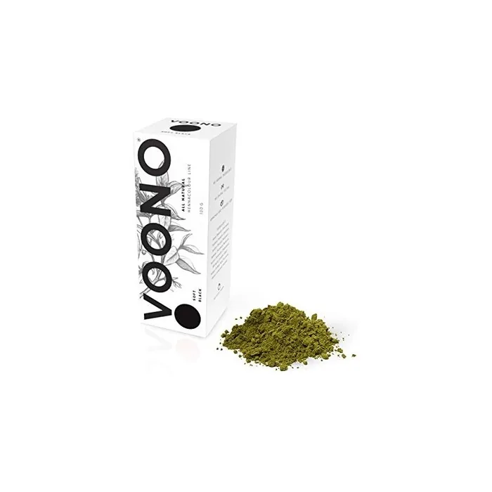 VOONO Natural Hair Colour Henna Soft Black
