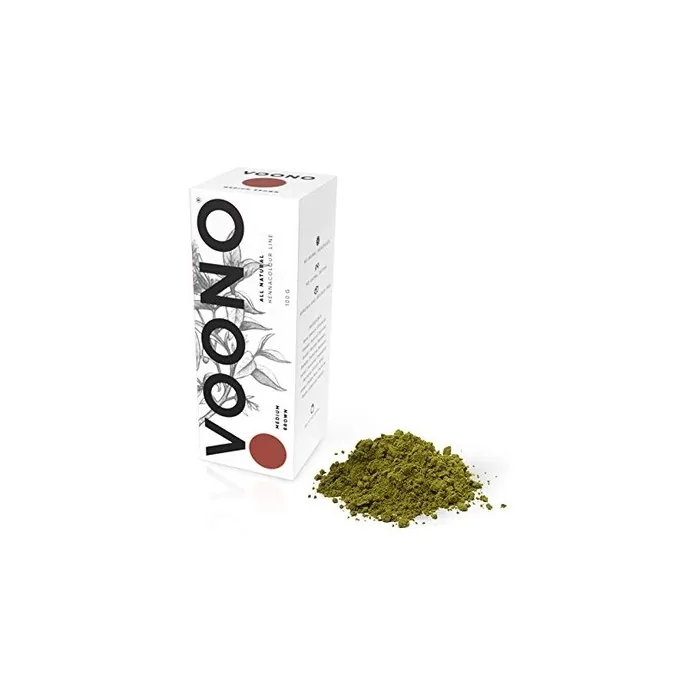 VOONO Henna Plant Hair Color Medium Brown 100g