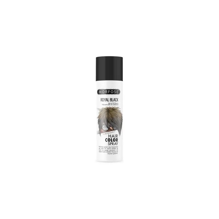 Morfose Royal Black Temporary Hair Color Spray 150ml