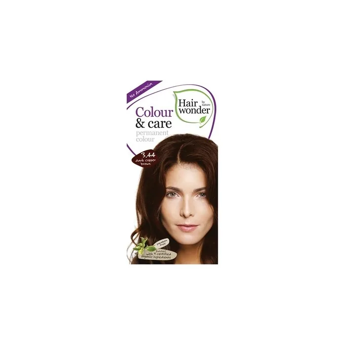 Hairwonder Colour & Care 344 Dark Copper Brown Hair Dye