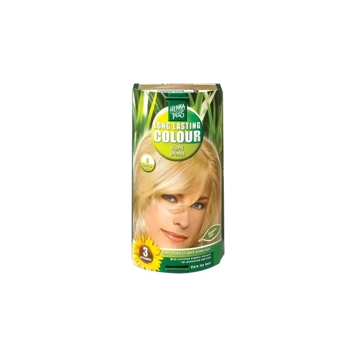 Hennaplus Lasting 8 Light Blonde Hair Color