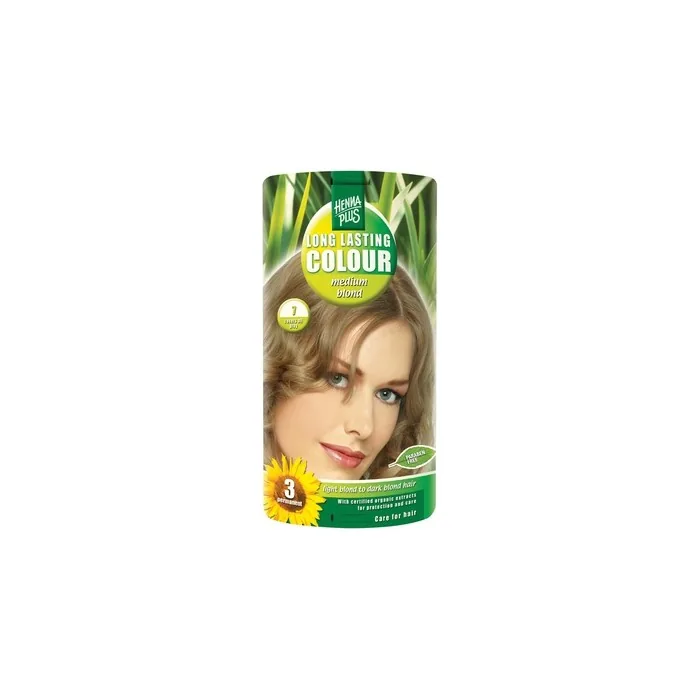 Hennaplus Lasting 7 Medium Blond Hair Color