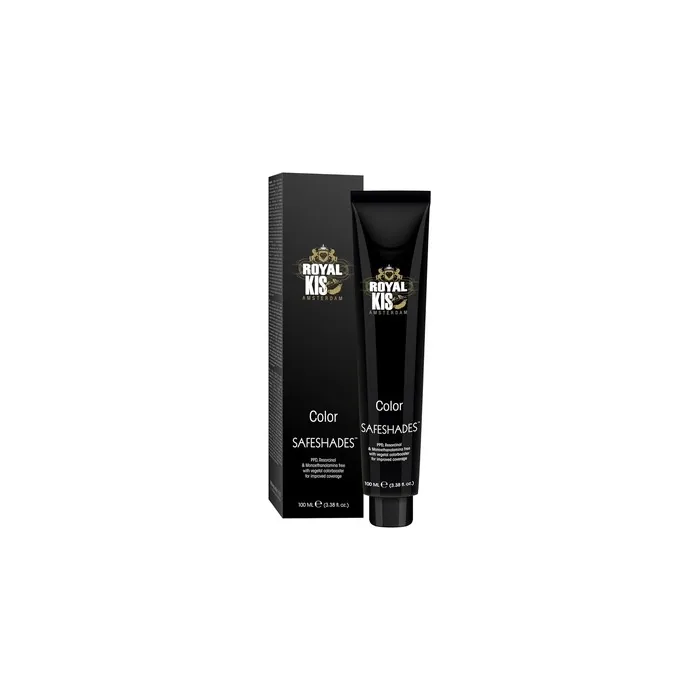 Royal KIS SafeShades Permanent Hair Color Cream 100ml 5N High Coverage Long-Lasting Color Natural Shine - PPD, MEA, and Resorcinol Free