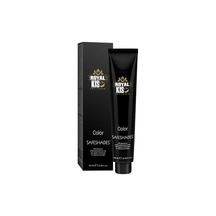Royal KIS SafeShades Permanent Hair Colour Cream 100ml 6G High Coverage Long Lasting Colour and Naturally Shiny Hair No PPD MEA and Resorcinol