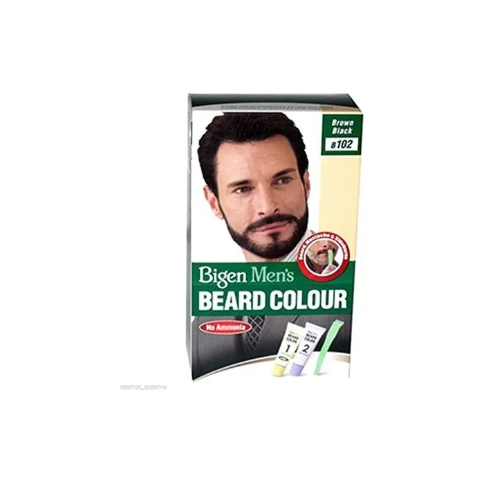 Bigen Men's Beard Color Brown Black B102 40g