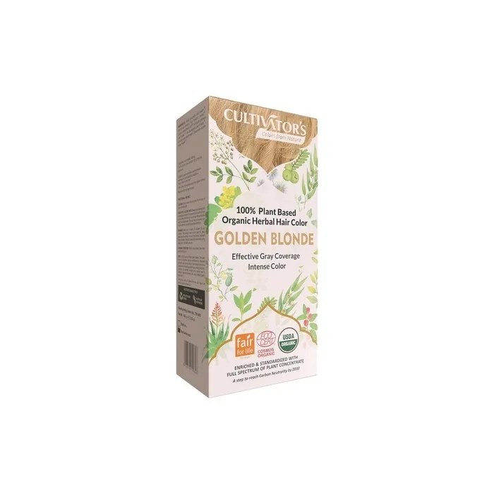 Cultivator's Organic Herbal Hair Colour Golden Blonde 100g