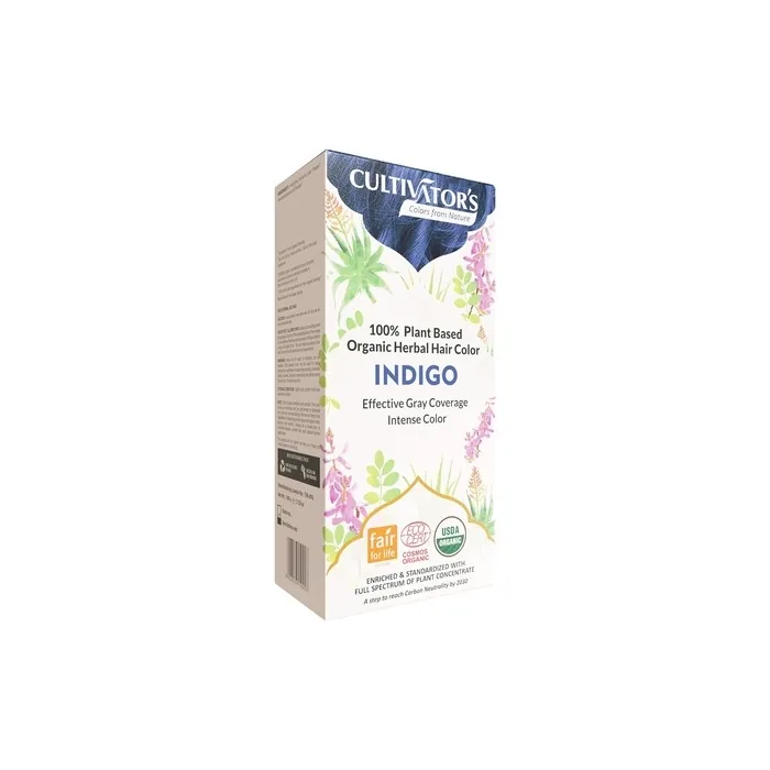 Cultivator's Organic Herbal Hair Colour Indigo 100g