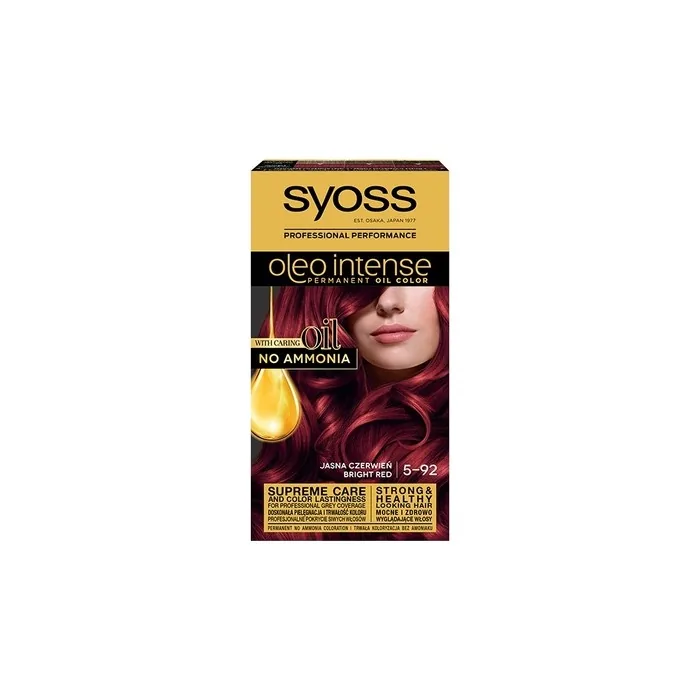 Syoss Oleo Intense Permanent Hair Color With Oils 5-92 Light Red