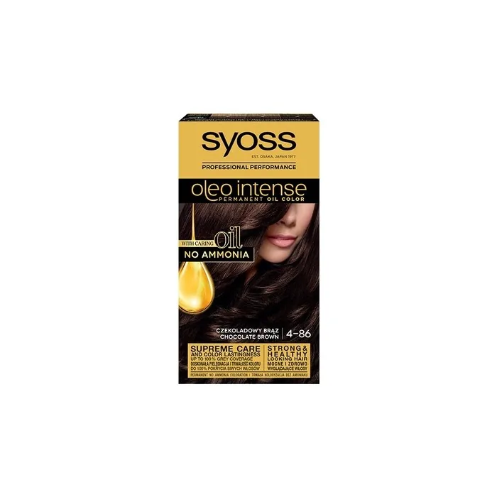 Syoss Oleo Intense Permanent Hair Color With Oils 4-86 Chocolate Brown