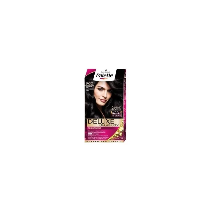 Palette Deleuxe 900 Deep Natural Black Permanent Hair Color