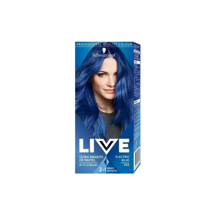 Schwarzkopf Live Ultra Bright Hair Dye 095 Electric Blue