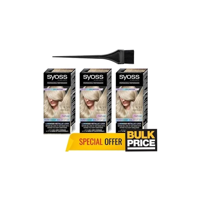 Syoss 9-53 Silver Blush Blonde Professional Salon Quality Hair Color