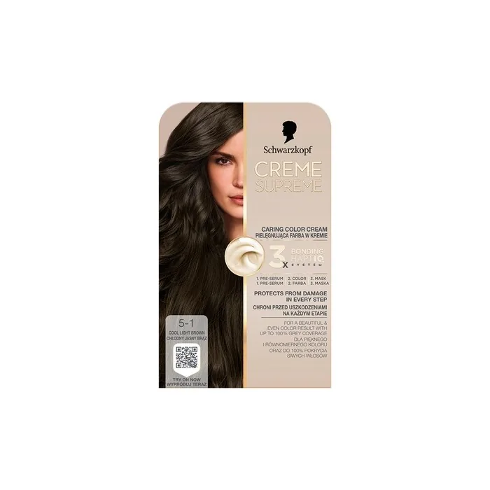 Schwarzkopf Creme Supreme Hair Color Shade 51 Brown