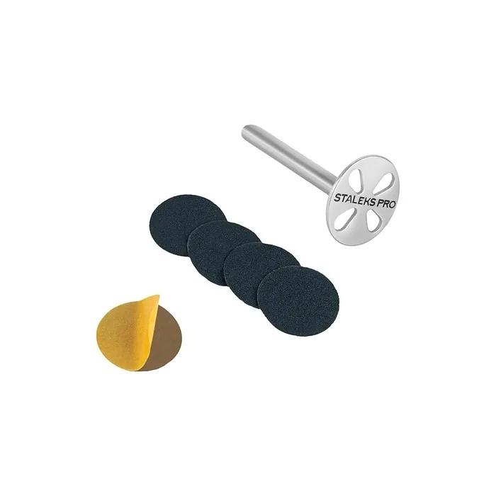 Staleks Pododisc 10mm Pedicure With 5 White File Refills 180 Grit Professional