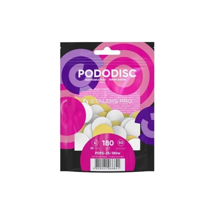 Staleks Pro Disposable Files on Soft Base for Pedicure