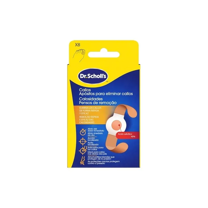 Dr. Scholl's Callus Remover Plasters X8 Fast and Effective Callus Remover