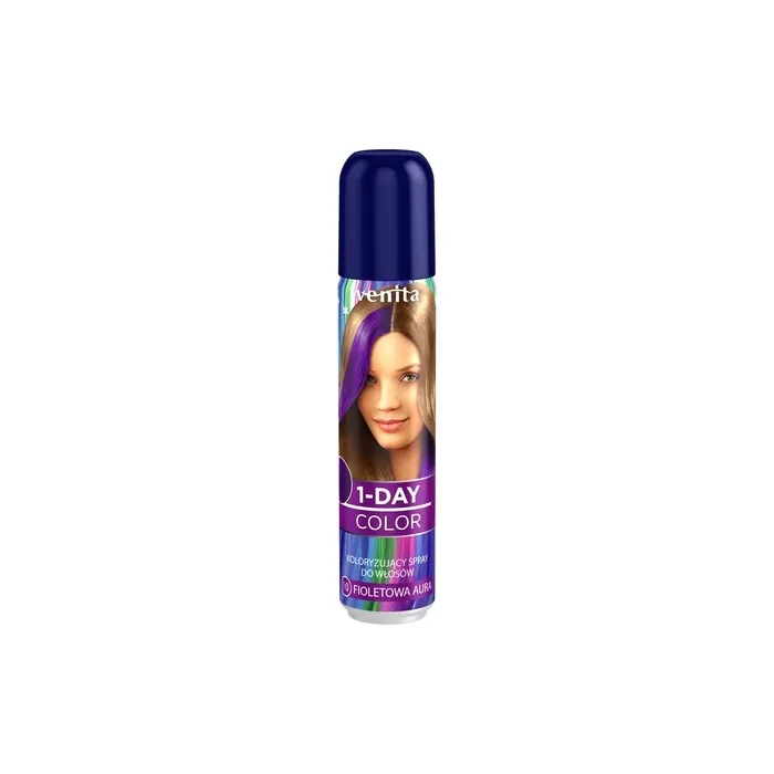 Venita 1-Day Hair Coloring Spray Violet 50 ml