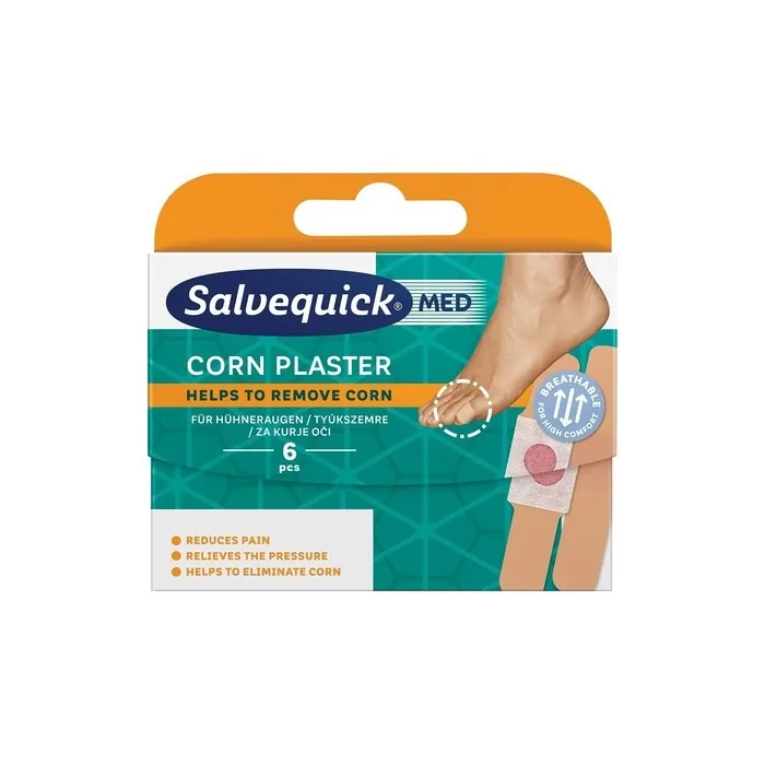 Cederroth Salvequick Foot Care Corn Plaster for Pain Relief