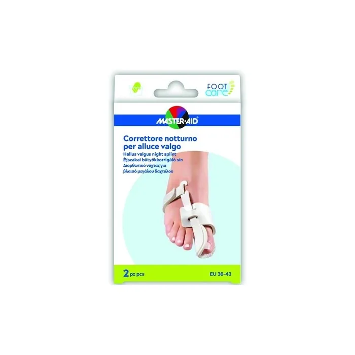 Master-Aid Foot Care Night Corrector for Hallux Valgus - Pack of 2