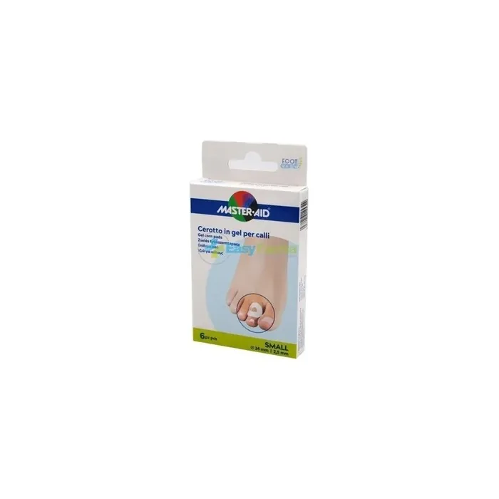 Pietrasanta Pharma Master Aid Foot Care Gel Patch For Calluses 6 Patches Size Small