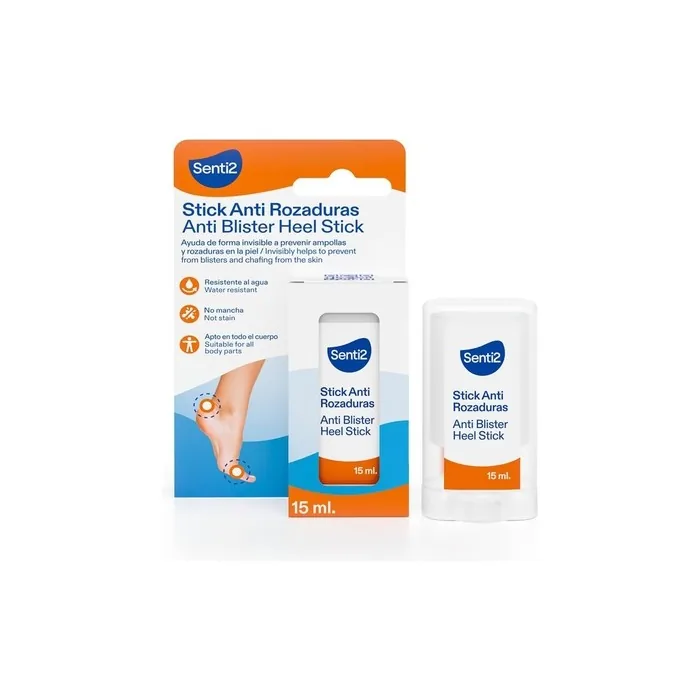 Senti2 Anti-Scratch Stick 15ml Prevents Blisters and Chafing Suitable for the Whole Body Leaves No Stains