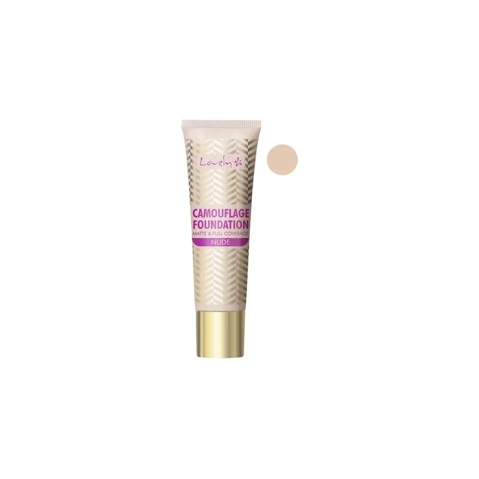 Lovely Camouflage Foundation Matt & Full Coverage Concealing Foundation 2 Nude 25g