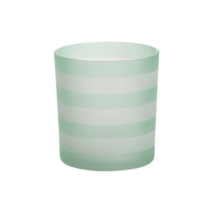 Yankee Candle Yank6 Coastal Living Tealight Holder, Glass, Green, 7 X 7 X 7.5 Cm 7