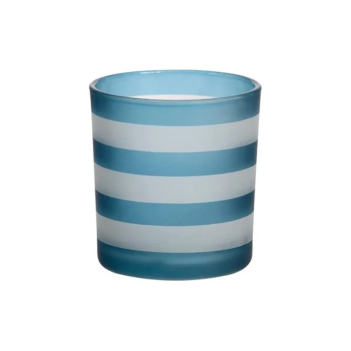 Yankee Candle Yank6 Coastal Living Tealight Holder, Glass, Blue, 7 X 7 X 7.5 Cm 7