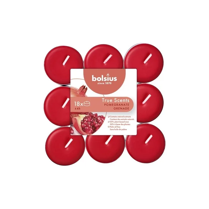 Bolsius True Scents Pomegranate Fragrance Candles