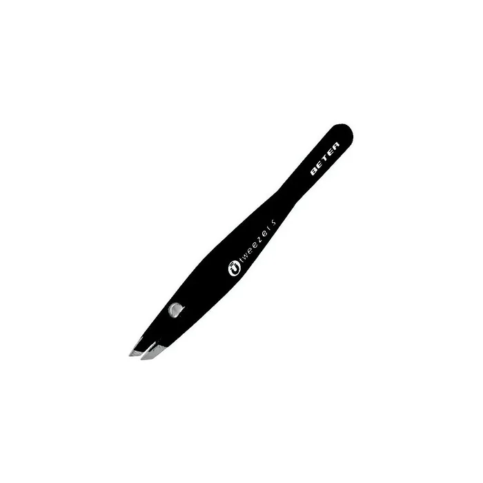 Beter Beter Tweezers Magnetic Slanted Tip Black