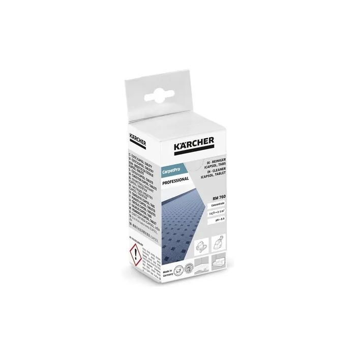 Kärcher RM 760 Carpet Cleaner Tablets for PW 30/1, Puzzi 10/1, Puzzi 10/2 Adv, Puzzi 30/4, Puzzi 30/4 E, Puzzi 8/1 C - Pack of 16