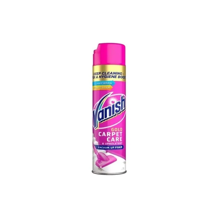 Vanish Carpet Cleaner + Upholstery Gold Power Foam Shampoo 600ml