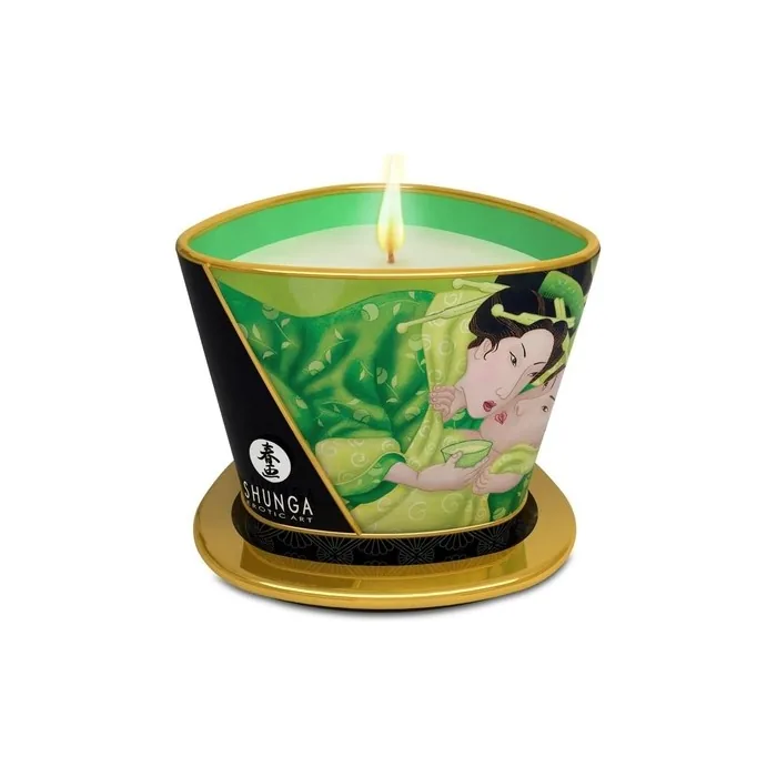 Shunga E25760 Zenitude Massage Candle 9045117 Green