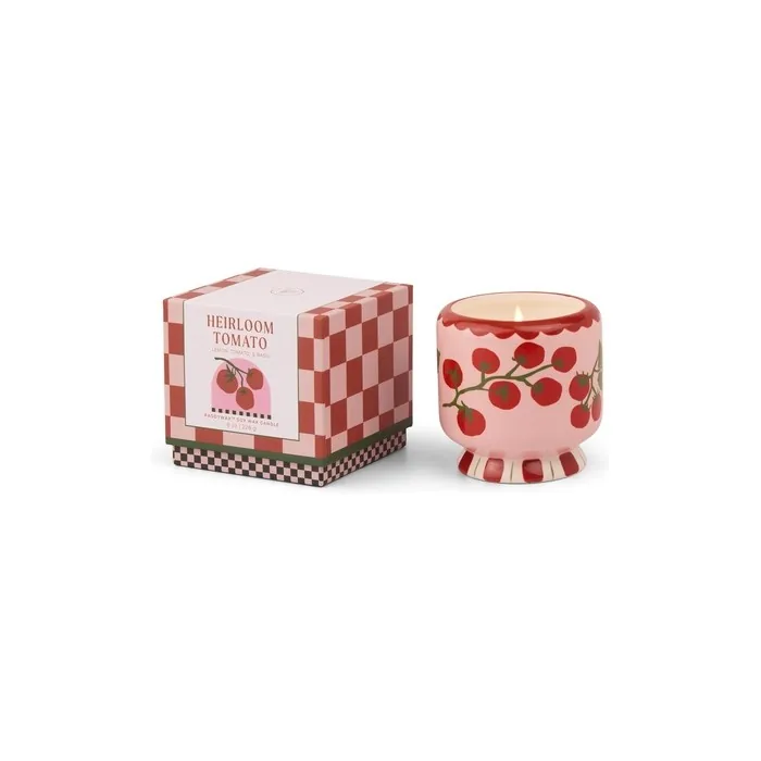 Adopo Tomato Vine Ceramic Candle Heirloom Tomato