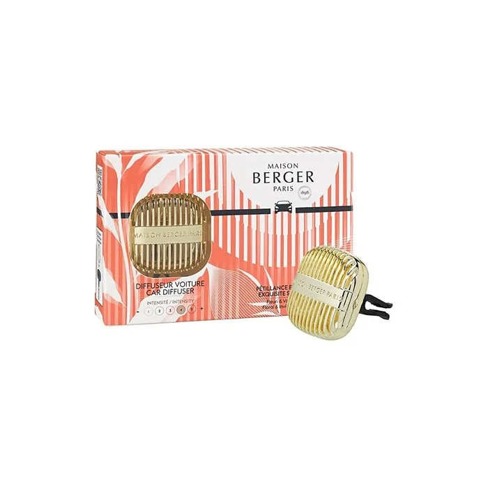 Maison Berger Paris Cannelo Car Diffuser Gift Set With Exquisite Sparkle Refill