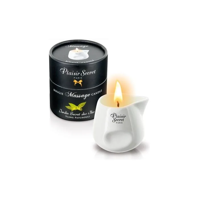 Edible Massage Candle In Ceramic Pot With Spout 282fl Oz Ylang Patchouli