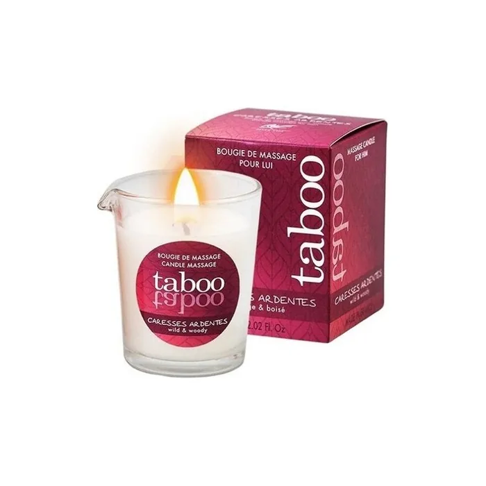 Taboo Massage Candle For Men Forest Fern Partner Massage Wellness Candle 60g