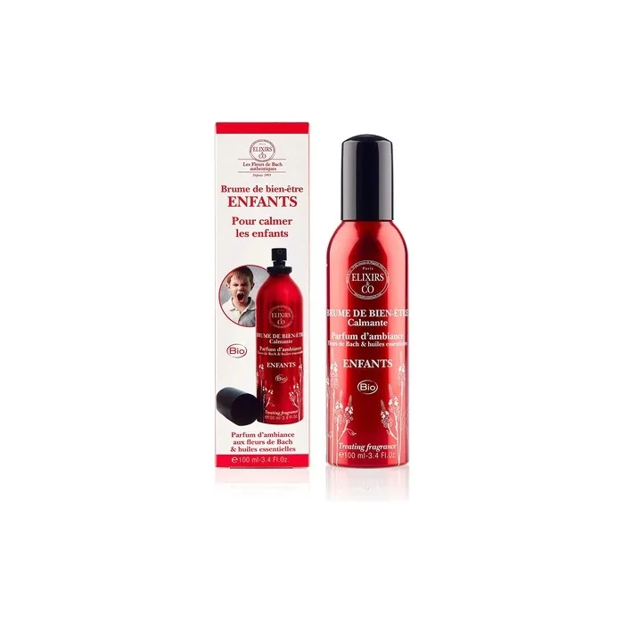 Elixirs & Co Wellness Mist Children Bach Flower Oils Essentiales Red 4 x 3.3 x 15.5 cm