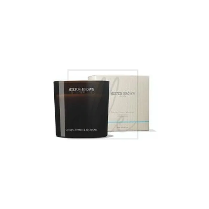 Molton Brown Coastal Cypress & Sea Fennel Candela - 3 Wicks