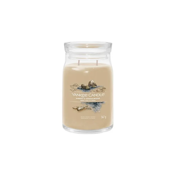 Yankee Candle Amber & Sandalwood Signature Candle Large 567 G