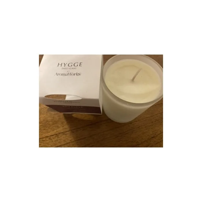 Aromaworks Hygge Relax Natural Soy Wax Candle with 100% Pure Essential Oils