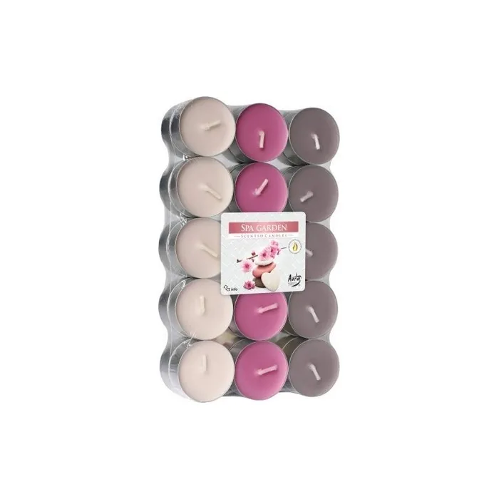 30 Pack Scented Tealights - SPA Garden Scent