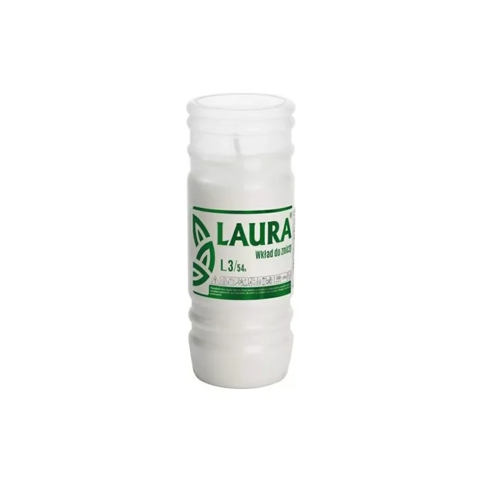 BISPOL Laura L-3 Votive Candle Insert 54 Hours 14.5cm